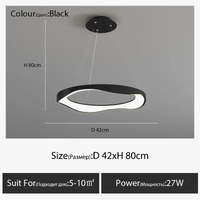 Lustre LED design nordique rond | Marco Lucetti