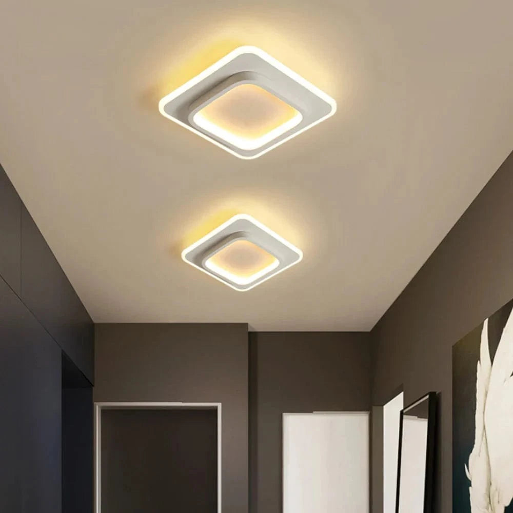 Lustre LED design pour allées - Noir & Blanc | Marco Lucetti