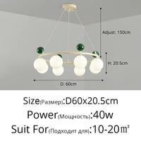 Lustre LED design pour décoration intérieure et cuisine | Marco Lucetti