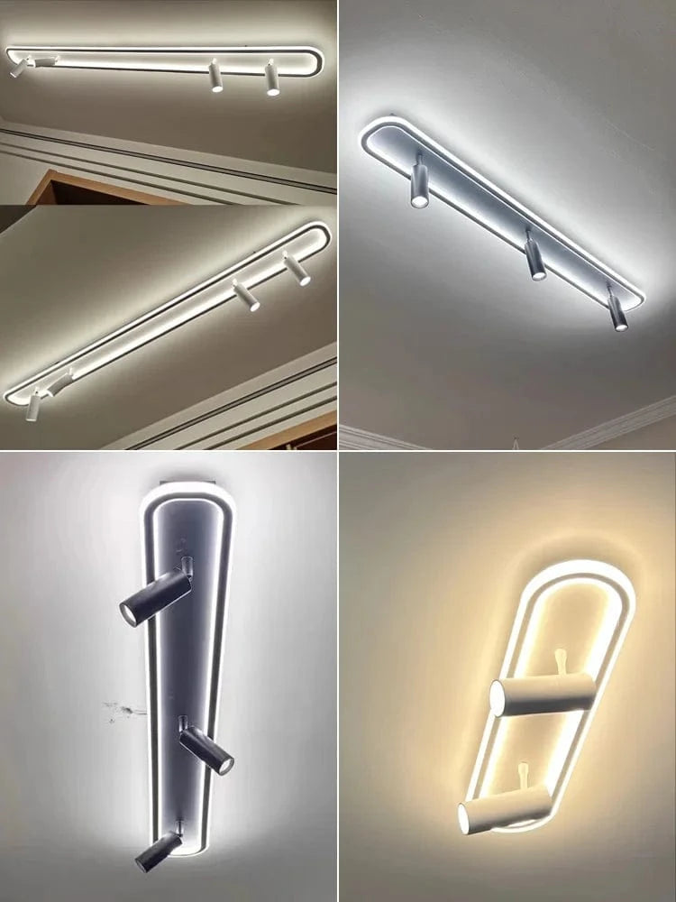 Lustre LED design pour éclairage intérieur gradation longue. | Marco Lucetti