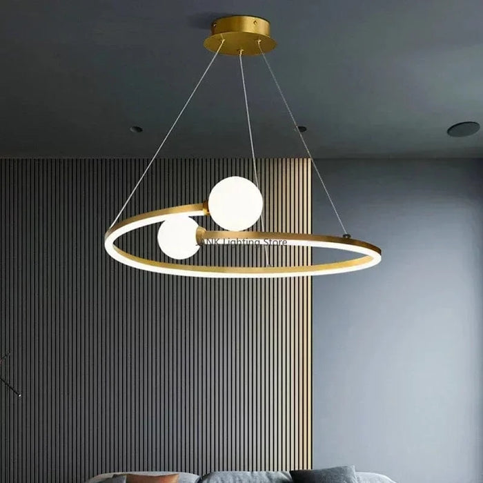 Lustre LED Design pour le Salon Suspension en Fer Restaurant - Lampe Suspendue Déco Maison - Étude Grenier Garage Cuisine | Marco Lucetti