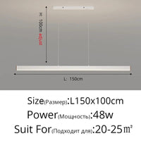 Lustre LED design pour une décoration intérieure élégante - Idéal pour la maison ou le bar | Marco Lucetti