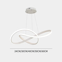 Lustre LED Design : Touche Créative pour une Décoration Intérieure Moderne | Marco Lucetti Blanc / 50CM-50W / Lumière froide | CHINE