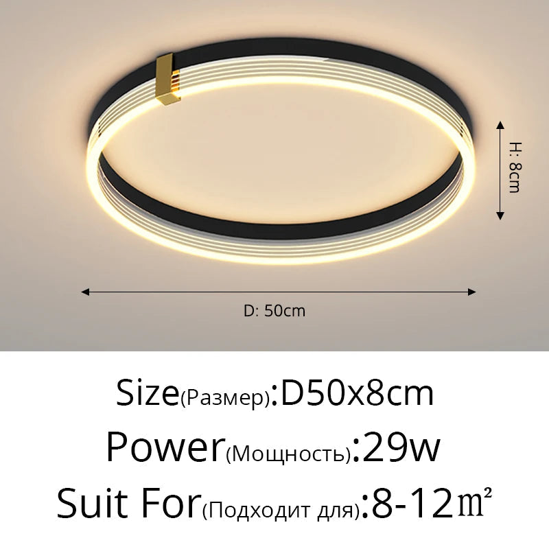 Lustre LED dimmable avec télécommande - Livraison directe incluse