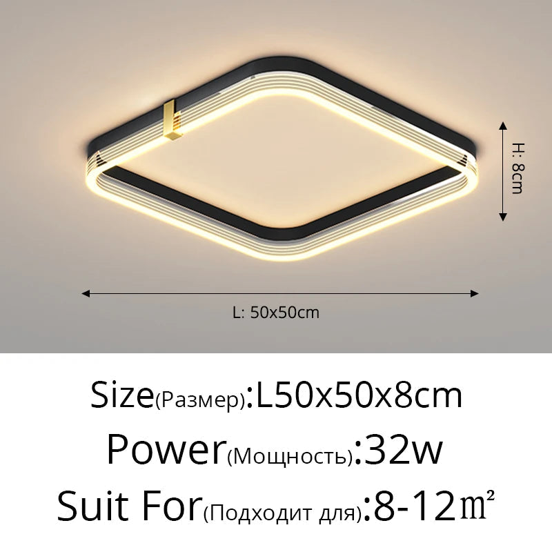 Lustre LED dimmable avec télécommande - Livraison directe incluse