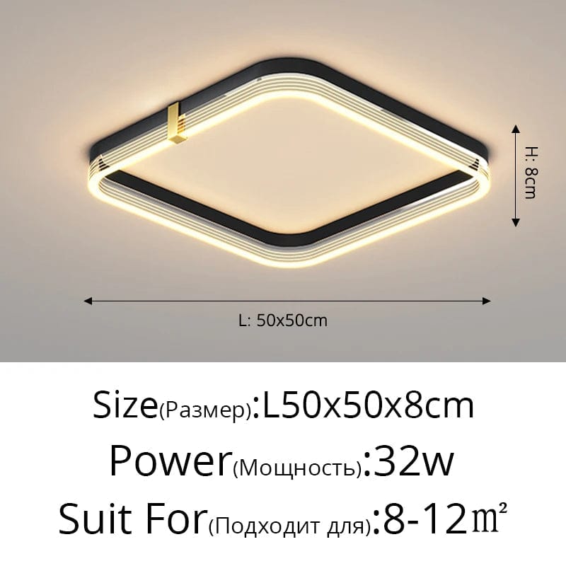 Lustre LED dimmable avec télécommande - Livraison directe incluse | Marco Lucetti