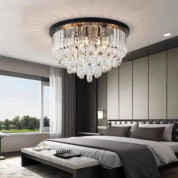 Lustre LED Dimmable en Cristal Vintage Luxe - Décoration Premium | Marco Lucetti
