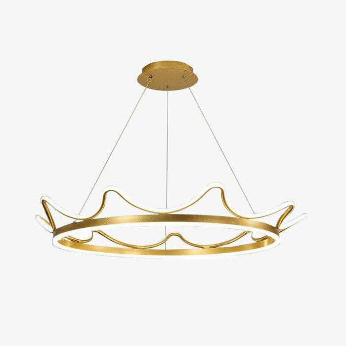 Lustre LED Doré Couronne | Marco Lucetti
