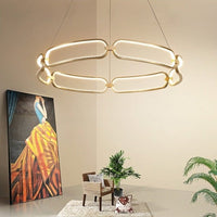 Lustre LED doré Pavia. | Marco Lucetti