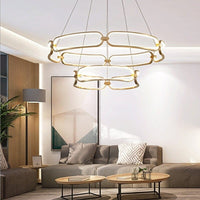 Lustre LED doré Pavia. | Marco Lucetti
