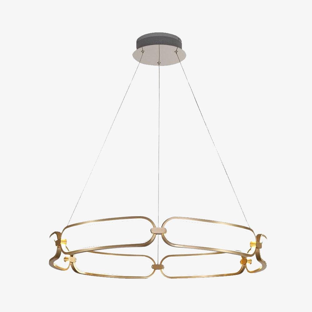 Lustre LED doré Pavia. | Marco Lucetti