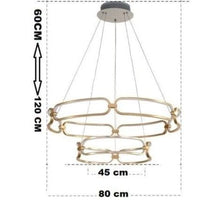 Lustre LED doré Pavia. | Marco Lucetti 45 - 80cm / Chaude