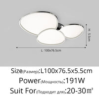 Lustre LED Éclatant et Moderne avec Protection pour les Yeux | Marco Lucetti