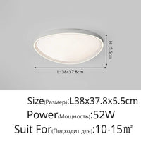 Lustre LED Éclatant et Moderne avec Protection pour les Yeux | Marco Lucetti