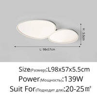 Lustre LED Éclatant et Moderne avec Protection pour les Yeux | Marco Lucetti