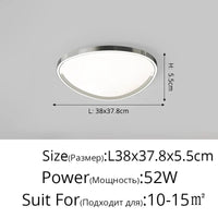 Lustre LED Éclatant et Moderne avec Protection pour les Yeux | Marco Lucetti Chromé L38cm / 3 couleurs sans télécommande