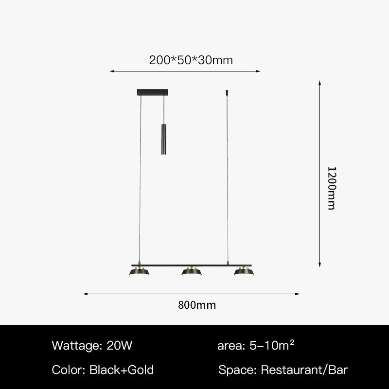 Lustre Led Éclatant pour Salon Moderne | Marco Lucetti