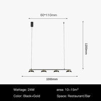 Lustre Led Éclatant pour Salon Moderne | Marco Lucetti