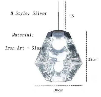 Lustre LED - Élégance et modernité pour votre décoration intérieure | Marco Lucetti B argent