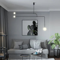 Lustre LED élégant avec boule en verre | Marco Lucetti