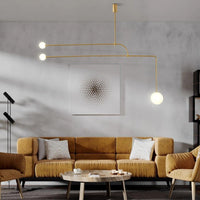 Lustre LED élégant avec boule en verre | Marco Lucetti