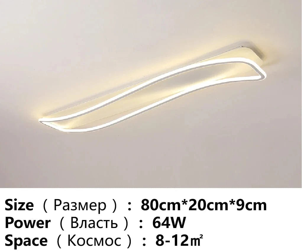 Lustre LED Élégant pour Intérieur Moderne | Marco Lucetti Blanc 80cm A / Blanc pas de télécommande