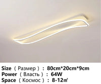 Lustre LED Élégant pour Intérieur Moderne | Marco Lucetti Blanc 80cm A / Blanc pas de télécommande