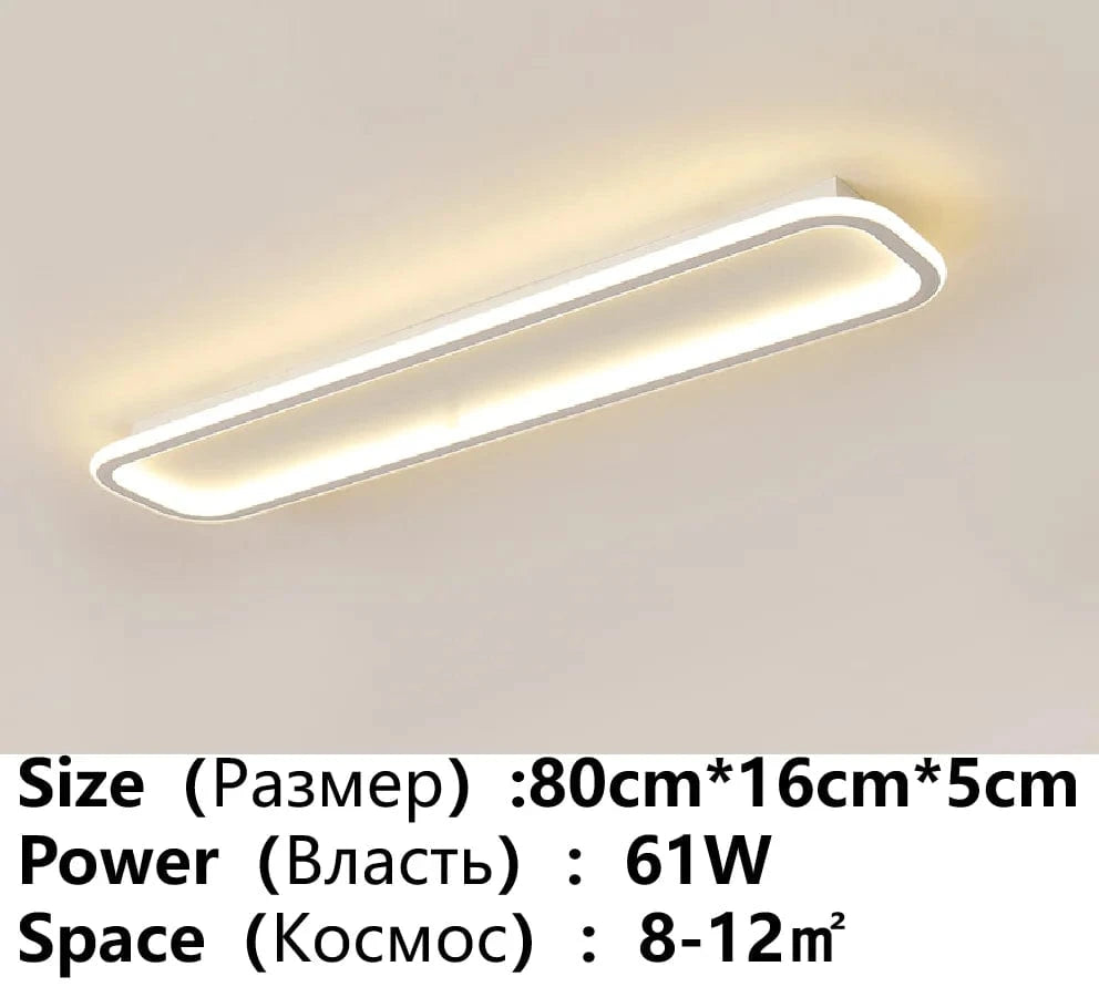 Lustre LED Élégant pour Intérieur Moderne | Marco Lucetti Blanc 80cm B / Blanc pas de télécommande