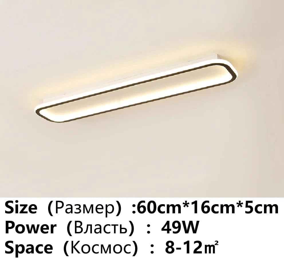 Lustre LED Élégant pour Intérieur Moderne | Marco Lucetti Noir 60cm B / Blanc pas de télécommande