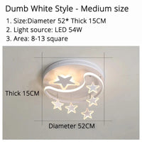 Lustre LED en Acrylique avec Base en Fer Dimmable - Illuminez Votre Espace | Marco Lucetti Blanc 52cm 54w 8070 / Blanc froid, pas de télécommande