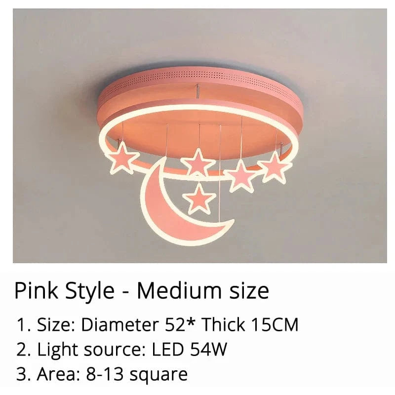 Lustre LED en Acrylique avec Base en Fer Dimmable - Illuminez Votre Espace | Marco Lucetti Rose 52 cm 54w 8003 / Blanc froid, pas de télécommande