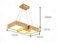 Lustre LED en bois - Collection Stars | Marco Lucetti B / Froide