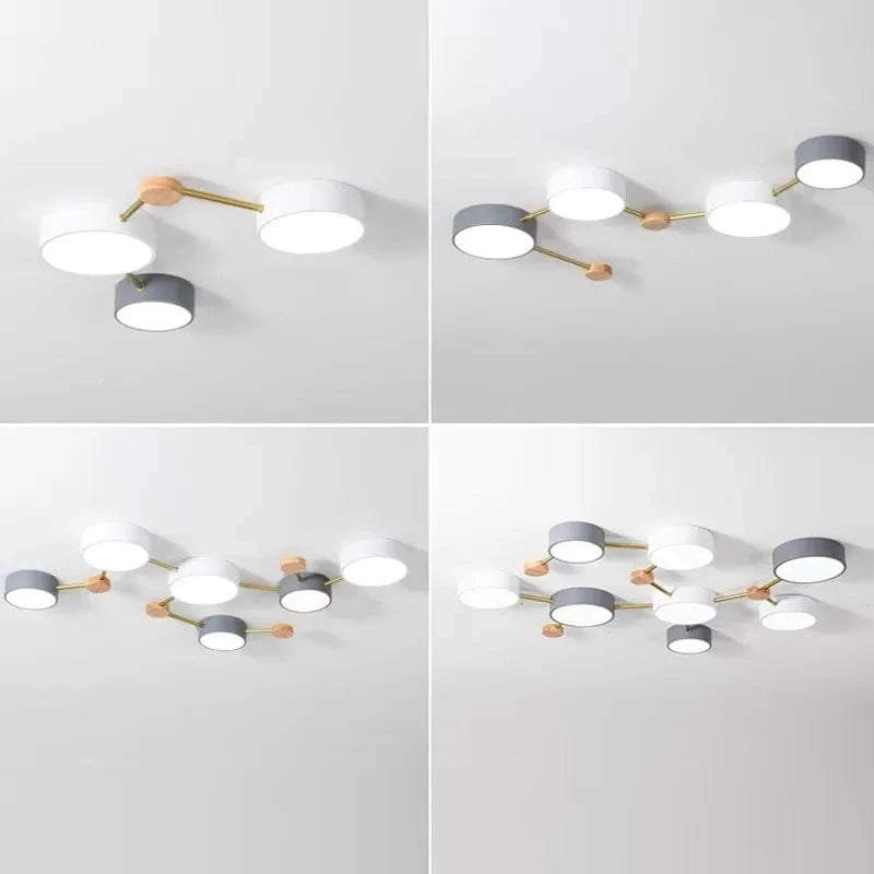 Lustre LED en Bois Nordique - Design Simple et Créatif | Marco Lucetti