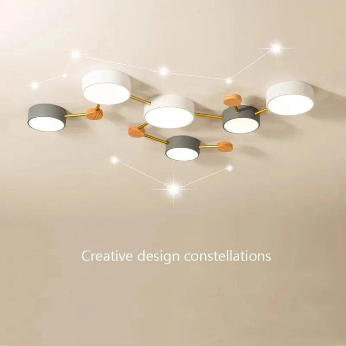 Lustre LED en Bois Nordique - Design Simple et Créatif | Marco Lucetti
