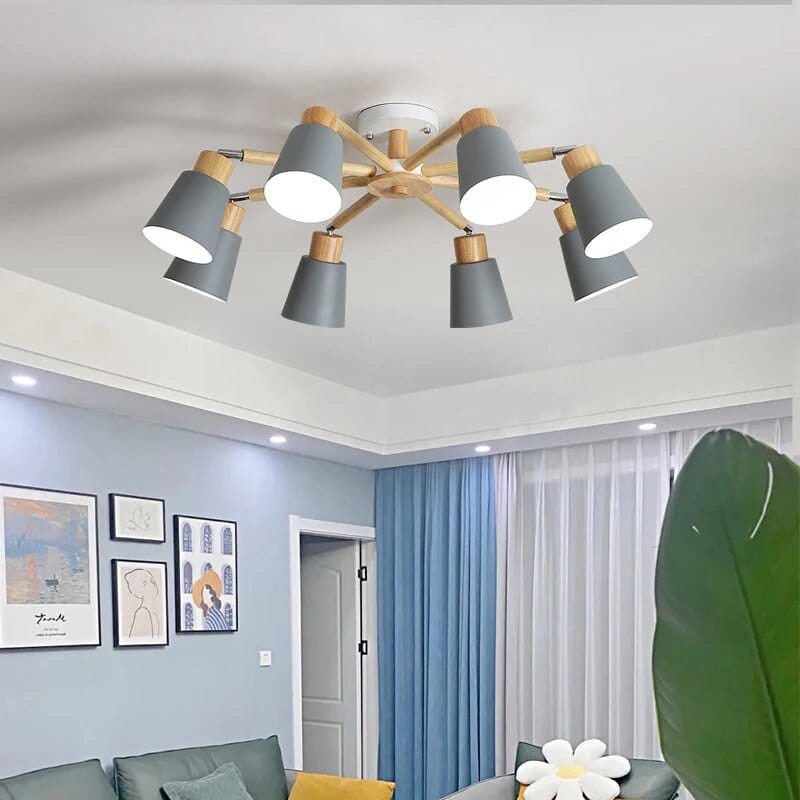 Lustre LED en bois pour un intérieur moderne | Marco Lucetti