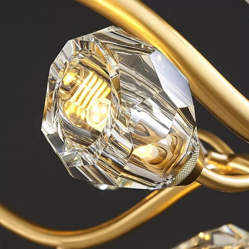 Lustre LED en cristal de luxe pour éclairage intérieur modernisé | Marco Lucetti