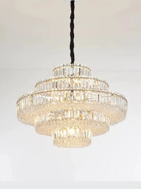 Lustre LED en Cristal K9 Rétro Moderne de Luxe 2024 - Édition Limitée | Marco Lucetti