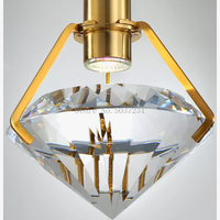 Lustre LED en cristal post-moderne pour une décoration créative.