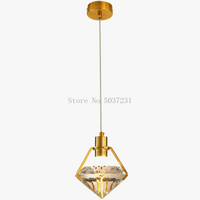 Lustre LED en cristal post-moderne pour une décoration créative.