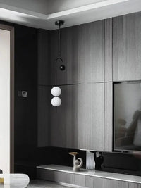 Lustre LED en Fer et Verre pour une Décoration Intérieure de Style. | Marco Lucetti