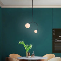 Lustre LED en forme de C pour une décoration illuminée | Marco Lucetti