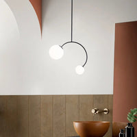 Lustre LED en forme de C pour une décoration illuminée | Marco Lucetti