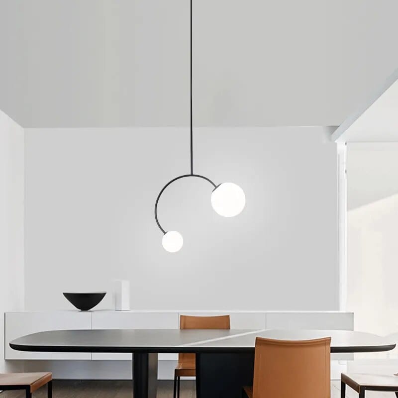 Lustre LED en forme de C pour une décoration illuminée | Marco Lucetti