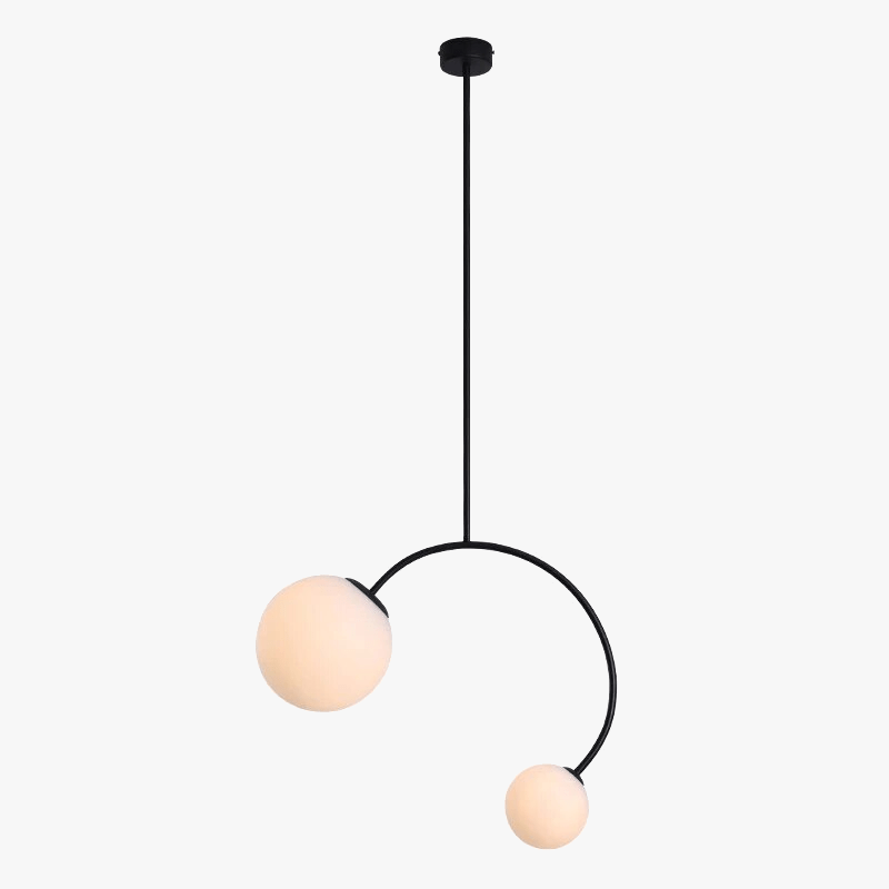 Lustre LED en forme de C pour une décoration illuminée | Marco Lucetti