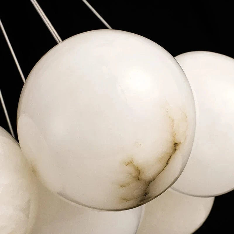 Lustre LED en forme de lune pour sublimer votre villa de luxe | Marco Lucetti Diamètre400mm / G9x7