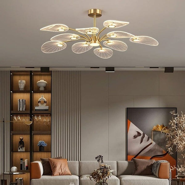 Lustre LED en pétale par Akimera. | Marco Lucetti