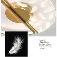 Lustre LED Plumes Acryliques: Éclairez votre intérieur