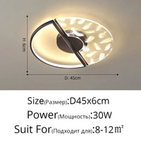 Lustre LED Plumes Acryliques: Éclairez votre intérieur