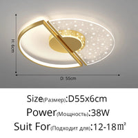 Lustre LED Plumes Acryliques: Éclairez votre intérieur