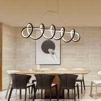 Lustre LED en spirale design Acrylic | Marco Lucetti